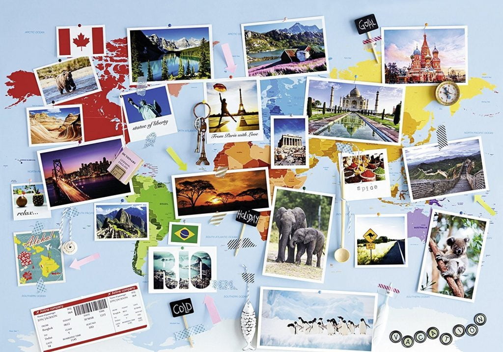 Jigsaw Puzzle by Ravensburger - World Travel Memories 1000 PC