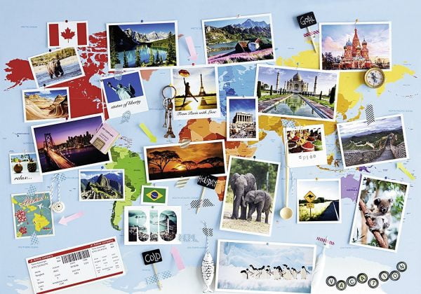 World Travel Memories 1000 PC Jigsaw Puzzle