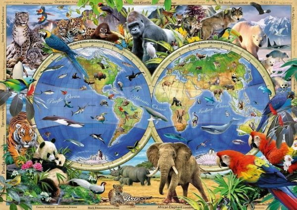World of Wildlife 1000 PC Jigsaw Puzzle