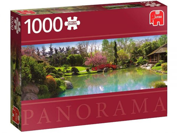 Colourful Garden 1000 Piece Panoramic Jigsaw Puzzle