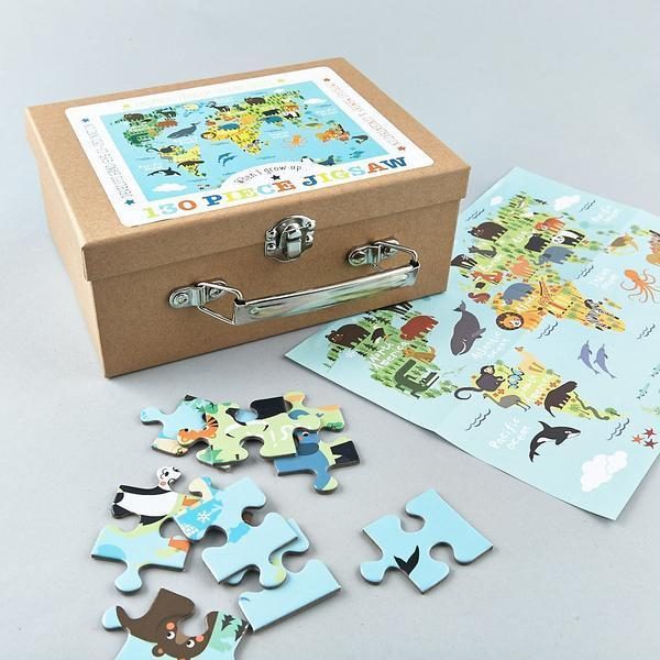 Floss & Rock - World 130 Piece Jigsaw Puzzle
