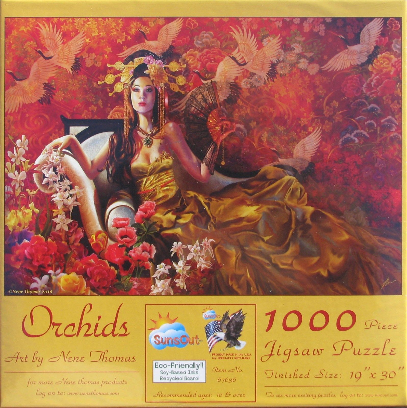 Orchids 1000 PC Sunsout Jigsaw Puzzle