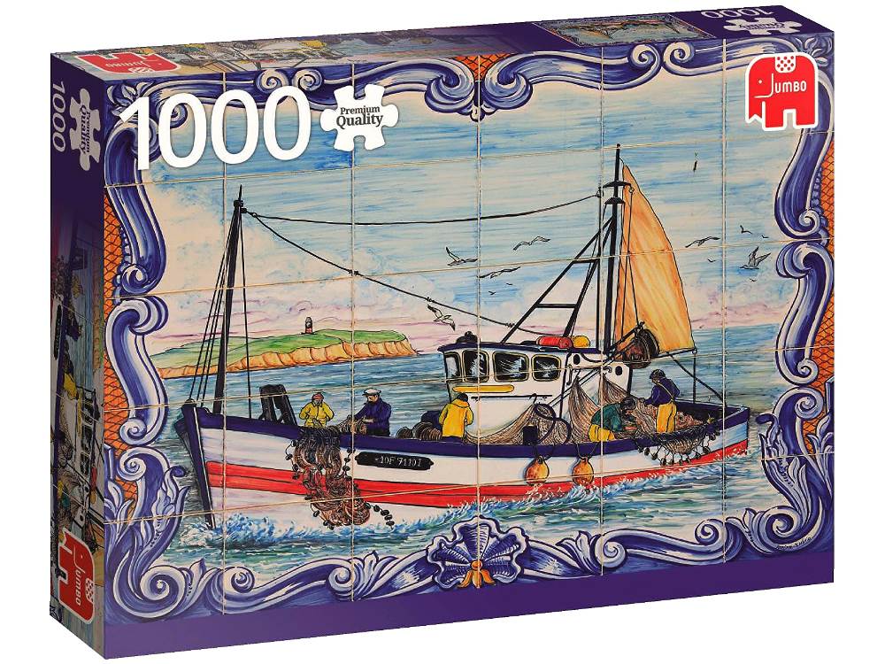 Portuguese Tiles of Ferragudo 1000 Piece Jigsaw Puzzle