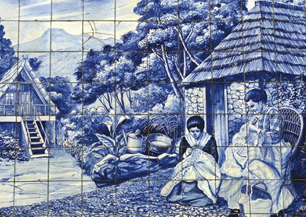 Portuguese Tiles of Funchal 500 Piece Jigsaw Puzzle