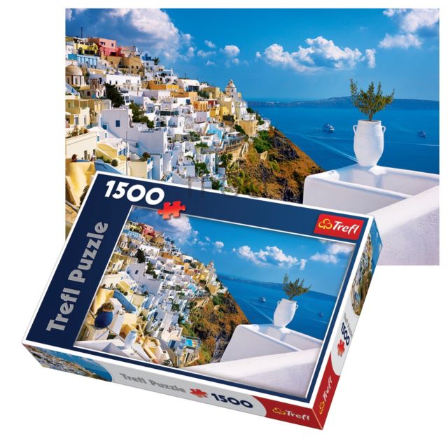Santorini Greece 1500 Piece Jigsaw Puzzle