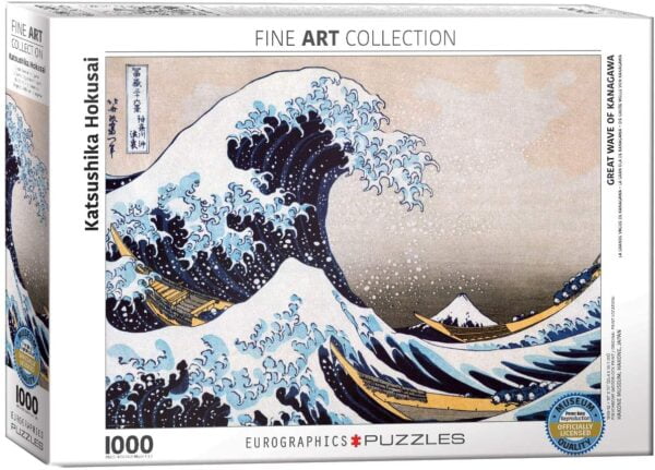 Great Wave of Kanagawa 1000 Piece Jigsaw Puzzle - Eurographics