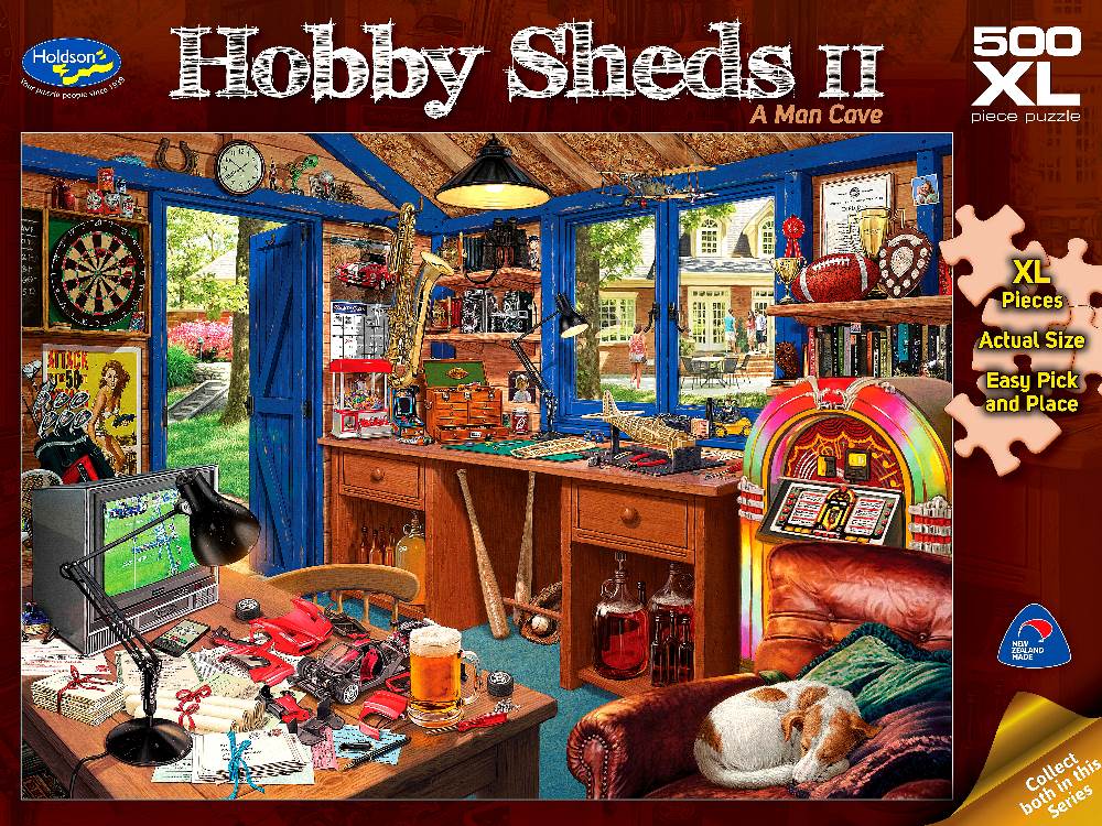 Hobby Sheds II - A Man Cave 500 XL Piece Puzzle