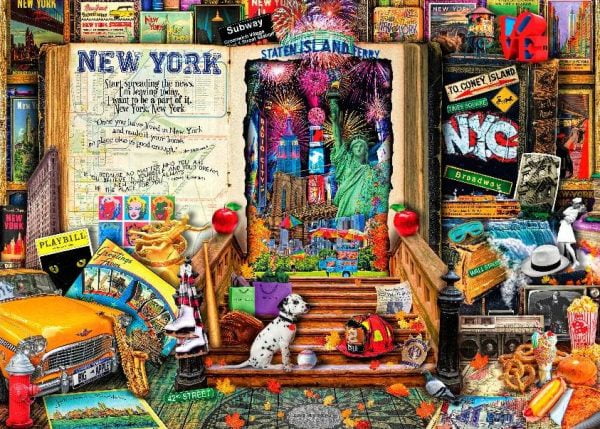 Life is an Open Book - New York - 1000 Piece Puzzle