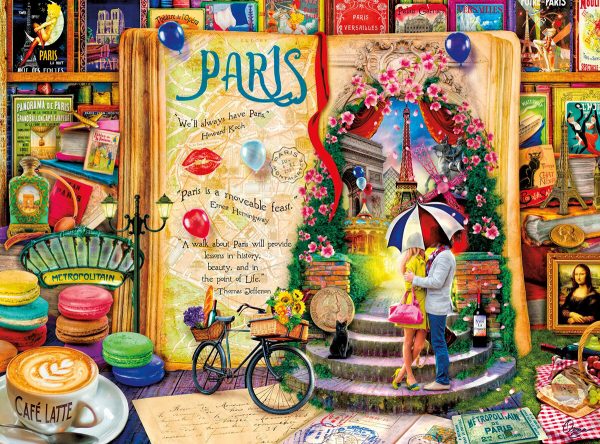 Life is an Open Book - Paris - 1000 Piece Puzzle