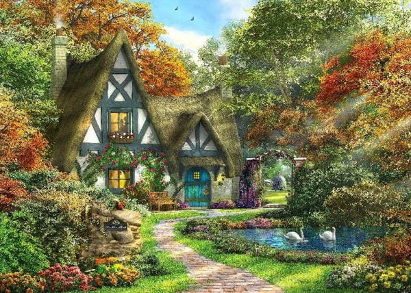 Picture Perfect III - Autumn Cottage 1000 Piece Puzzle