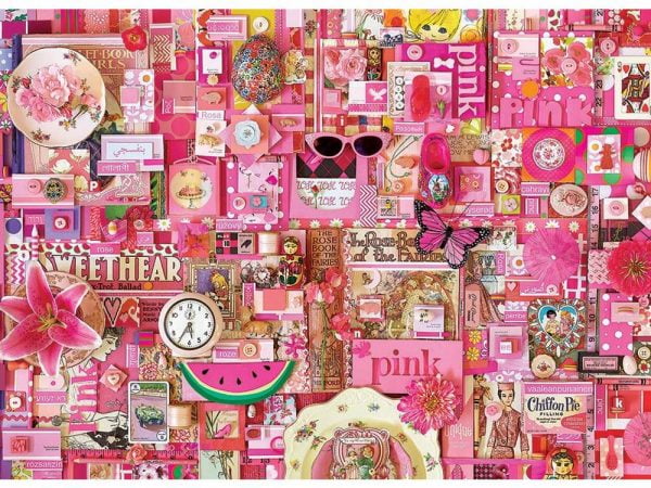 Rainbow Project - Pink - 1000 Piece Cobble Hill Puzzle