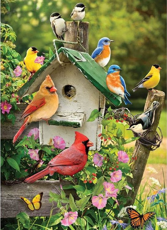 Summer Bird House 1000 Piece Puzzle