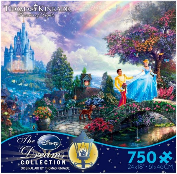 Thomas Kinkade - Cinderella Wish upon a Dream 750 Piece Jigsaw Puzzle - Ceaco