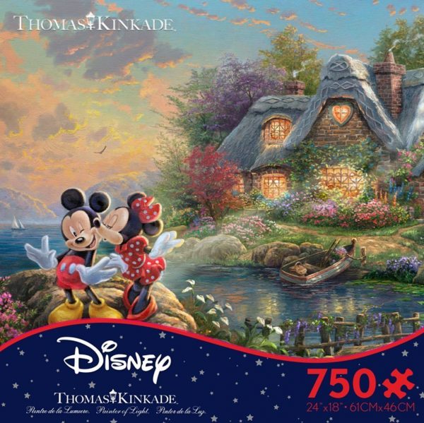 Thomas Kinkade Disney Dreams - Mickey & Minnie 750 Piece Puzzle