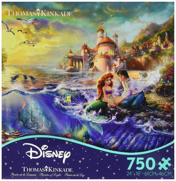 Thomas Kinkade Disney Dreams - The Little Mermaid 750 Piece Puzzle