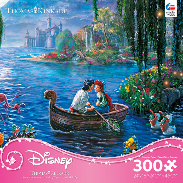 Thomas Kinkade Disney The Little Mermaid 300 piece Puzzle
