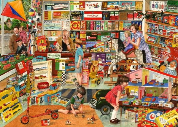 Times Past II - The Toy Shop 1000 Piece Puzzle