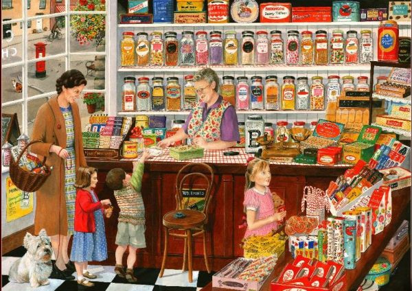 Times Past - The Sweet Shop 1000 Piece Puzzle