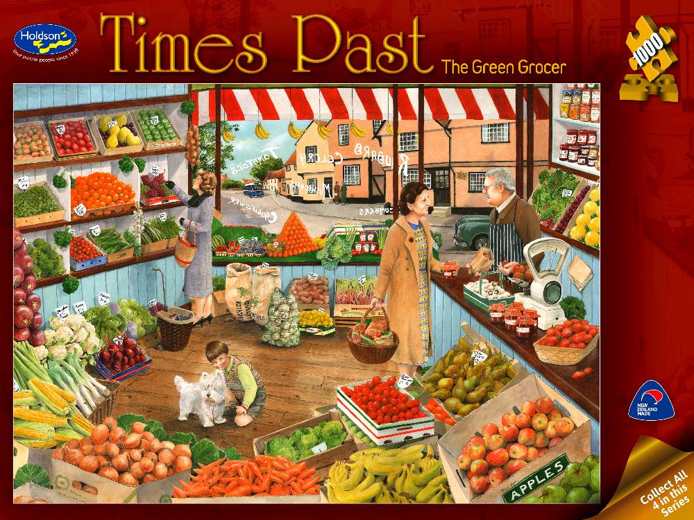 Times Past - the Green Grocer 1000 Piece Puzzle