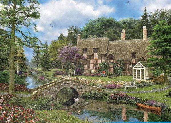 Dominic Davison - Cobble Walk Cottage 1000 Piece Puzzle