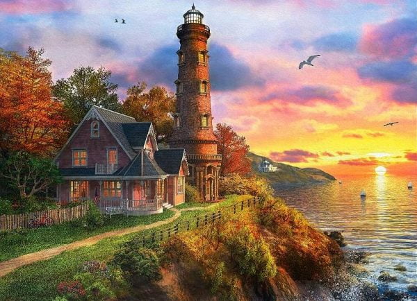 Dominic Davison - The Old Lighthouse 1000 Piece Puzzle