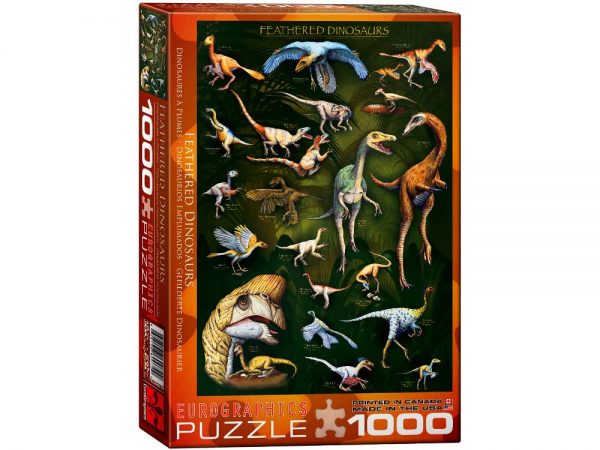 Feathered Dinosaurs 1000 Piece Puzzle