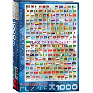 Flags of the World 1000 Piece Eurographics Puzzle