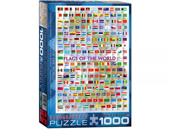 Flags of the World 1000 Piece Eurographics Puzzle