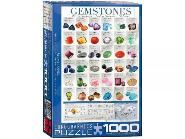 Gemstones 1000 Piece Eurographics Puzzle