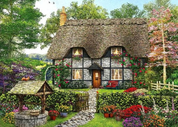 Meadow Cottage 1000 Piece Holdson Jigsaw Puzzle