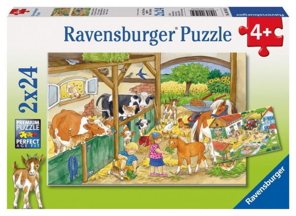 Merry Country Life 2 x 24 Piece Ravensburger Puzzle