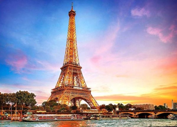 Paris Eiffel Tower 1000 Piece Puzzle