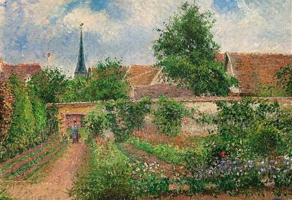 Pissarro - Vegetable Garden Overcast Morning, Eragny 1000 Piece Puzzle