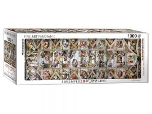 THE SISTINE CHAPEL CEILING 1000 PIECE PANORAMIC PUZZLE