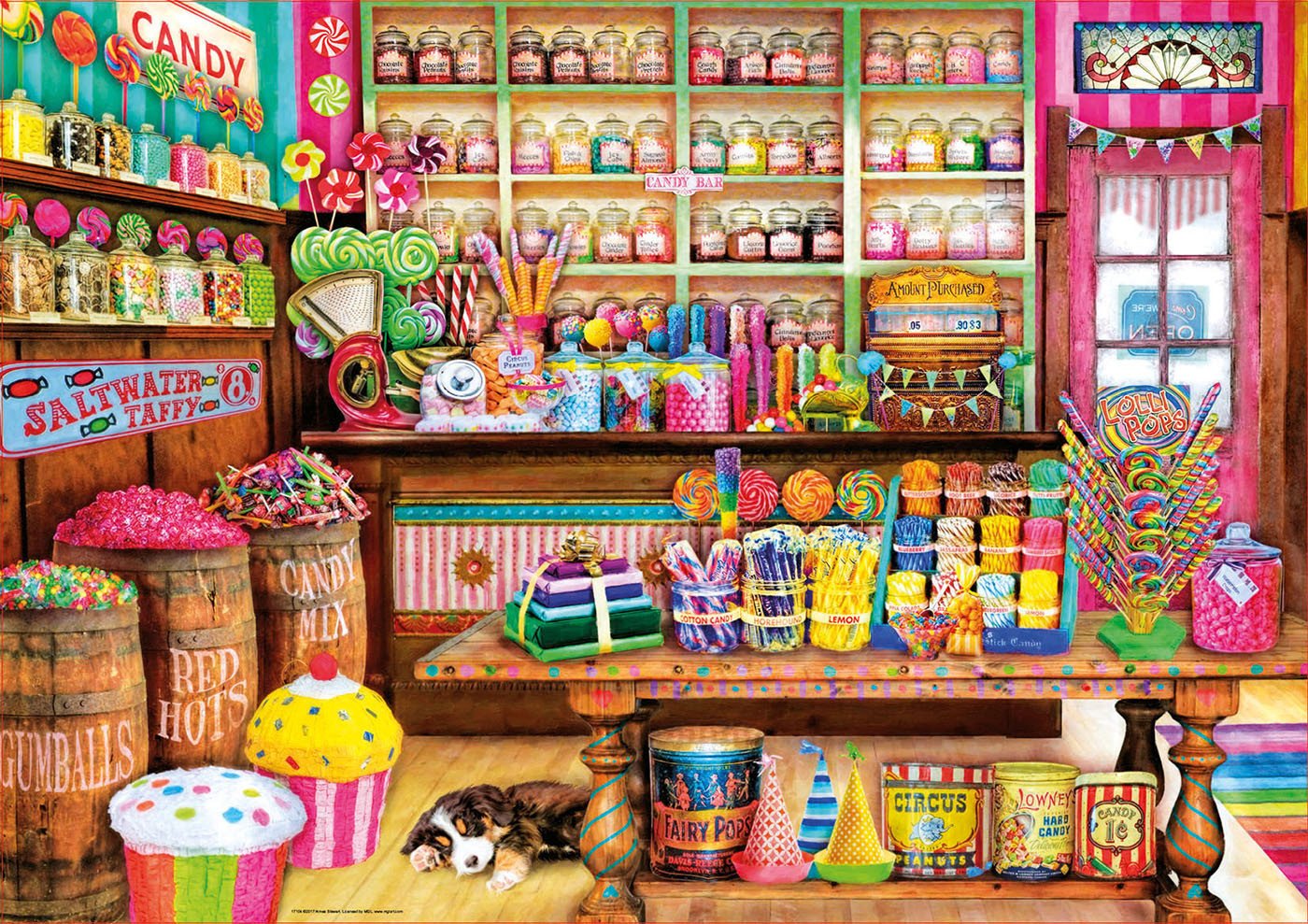 Candy Shop 1000 Piece Educa Jigsaw Puzzle