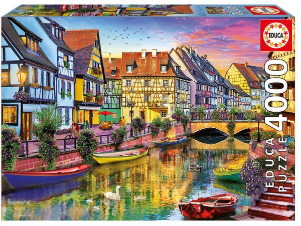 Colmar Canal France 4000 Piece Educa Puzzle