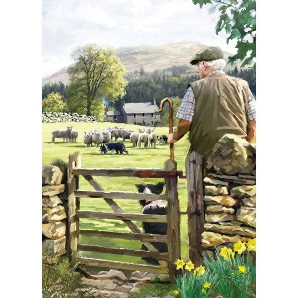 Country Life - Bringing in the Flock 1000 Piece Puzzle