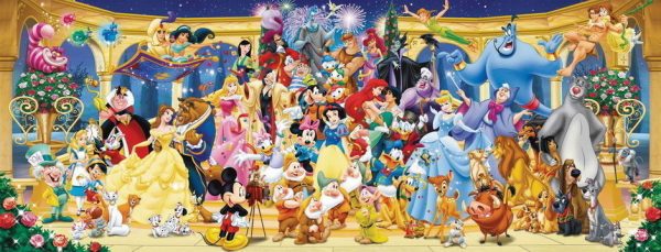 Disney Characters Panorama 1000 Piece Puzzle