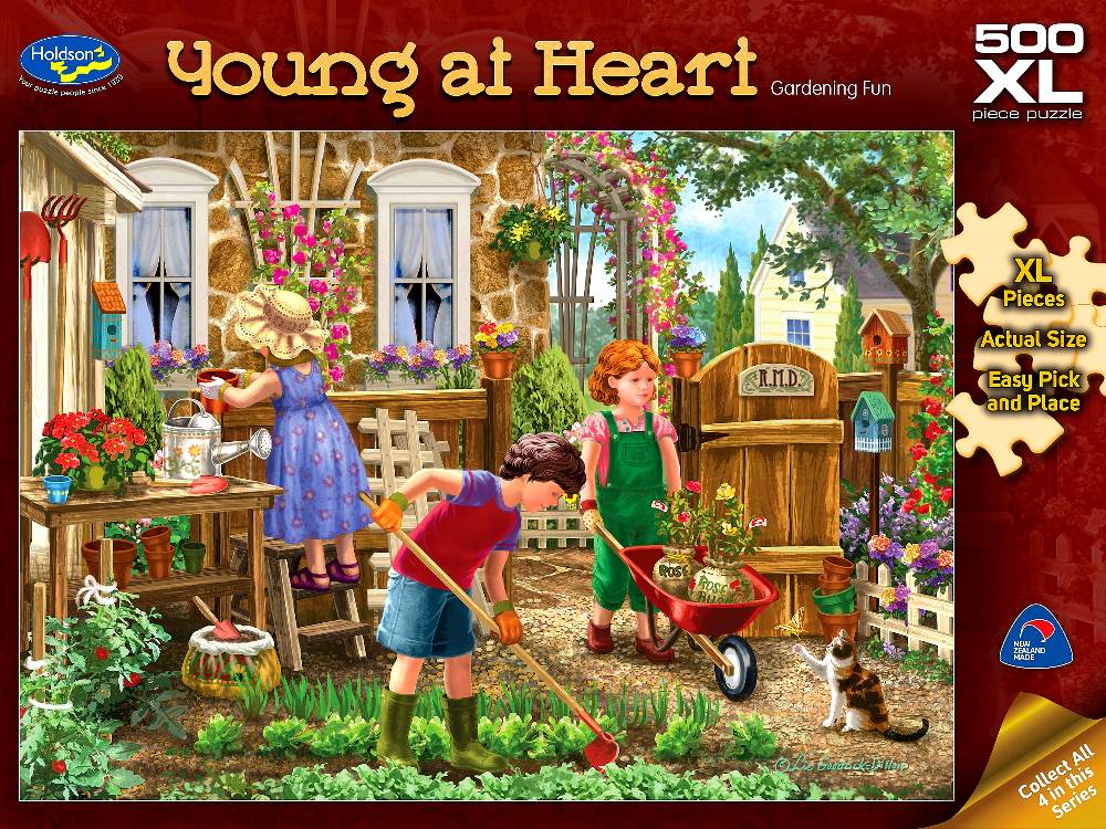 Young at Heart - Gardening Fun 500 XL Piece Holdson Puzzle