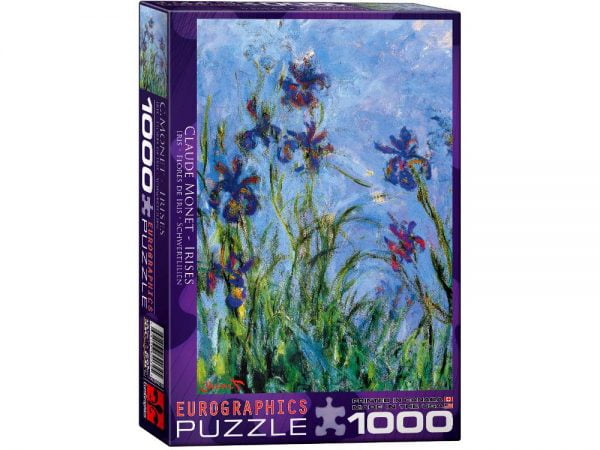Monet, Irises 1000 Piece Eurographics Puzzle