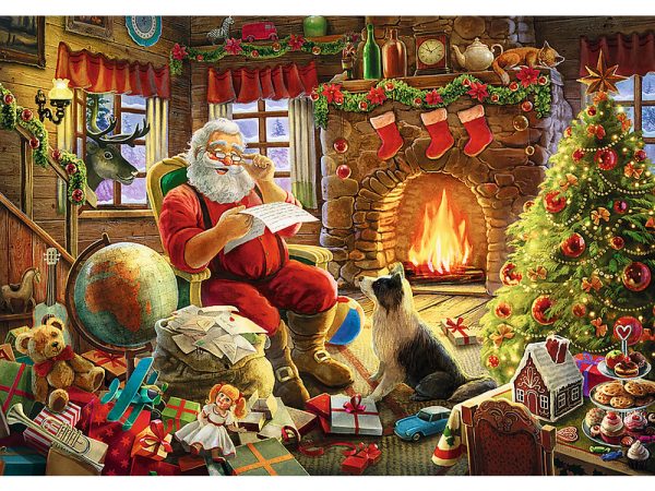 Resting by the Fireplace 1000 Piece Trefl Puzzle