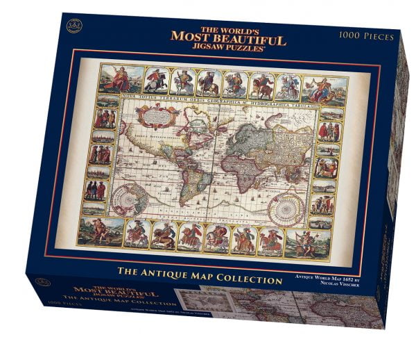 Antique world Map 1000 Piece Puzzle