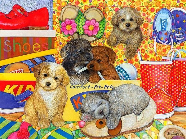 Hush Puppies 400 Piece Family Format Puzzle by Cobble Hill