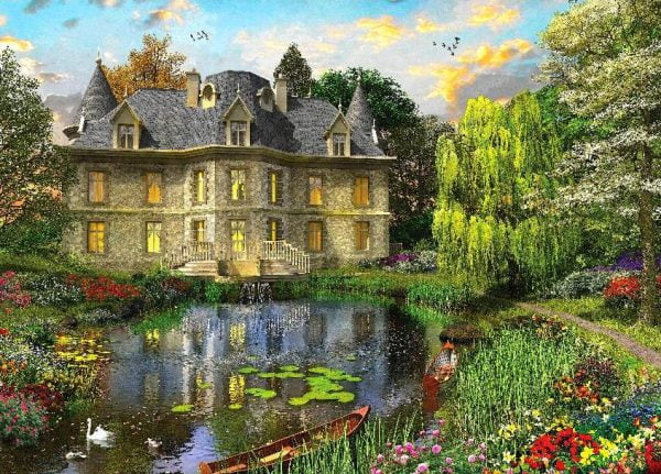 Picture Perfect 4 - Lake Mansion 1000 Piece Puzzle