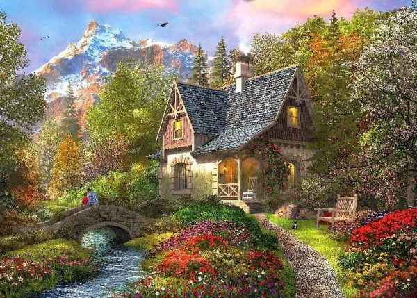 Picture Perfect 4 - Mountain Retreat 1000 Piece Puzzle