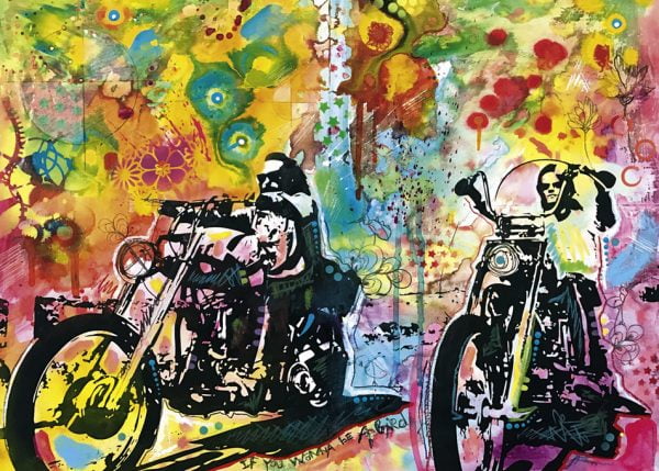 Bike Art - Easy Rider 1000 Piece Heye Puzzle