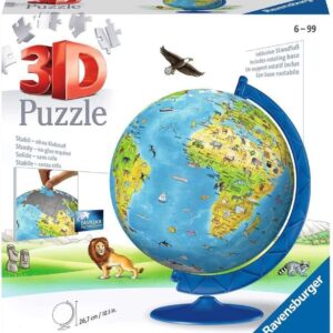 Ravensburger - Childrens Globe 3D Puzzleball 180 Piece