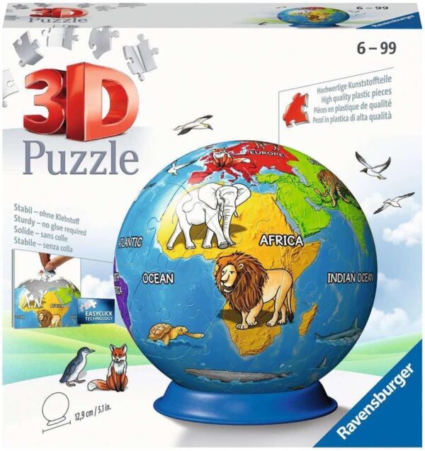 Ravensburger Children's Globe Puzzleball 72 Piece