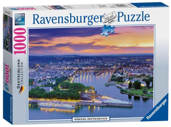 German Corner, Koblenz 1000 Piece Jigsaw Puzzle