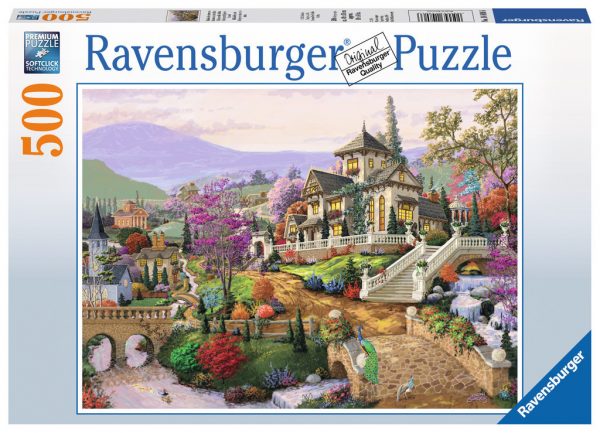 HIllside Retreat 500 Piece puzzle - Ravensburger